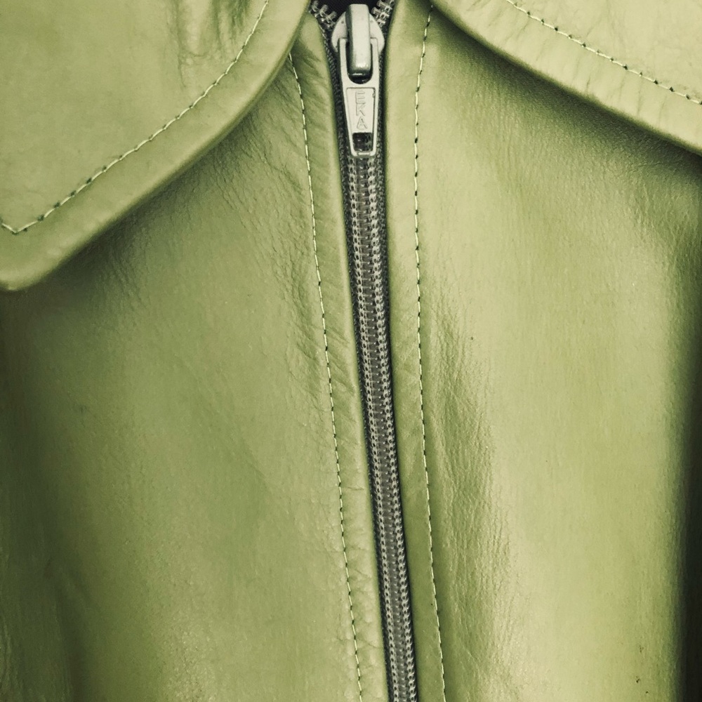 Designer Tailored Leather Jacket - image 1